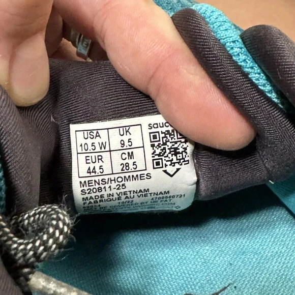 Saucony Men Guide 16 Blue Running Shoes Sneakers Size 10.5 Wide Jogger S20811-25 - Picture 5 of 10